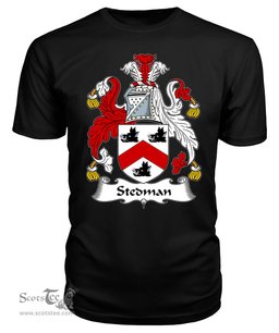 ScotsTee Stedman Coat Of Arms Family Crest British Fleet T Shirt