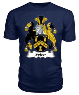 ScotsTee Spicer or Spycer Coat Of Arms Family Crest British Fleet T Shirt