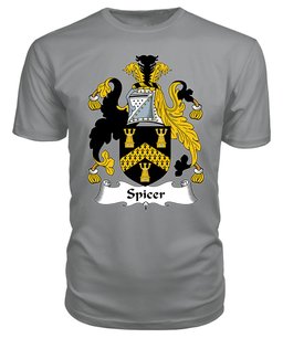 ScotsTee Spicer or Spycer Coat Of Arms Family Crest British Fleet T Shirt