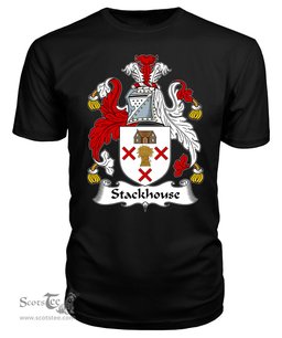 ScotsTee Stackhouse Coat Of Arms Family Crest British Fleet T Shirt