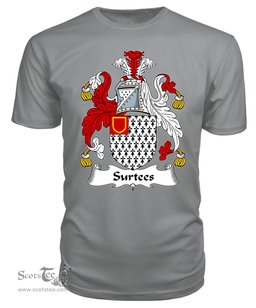 ScotsTee Surtees Coat Of Arms Family Crest British Fleet T Shirt