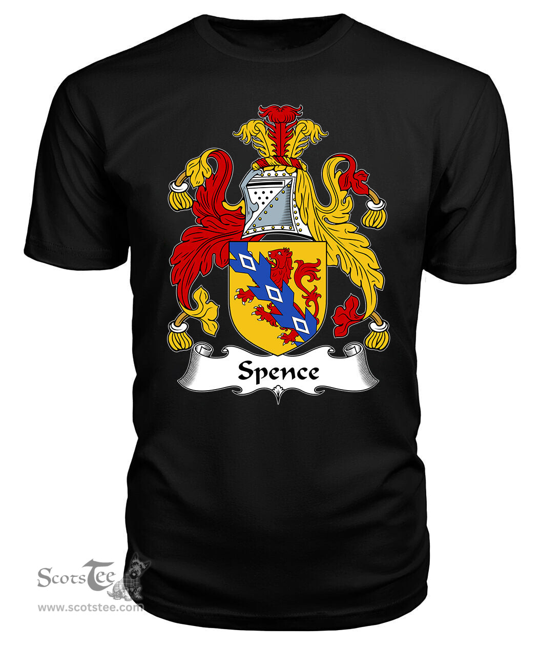 ScotsTee Spence II Coat Of Arms Family Crest British Fleet T Shirt