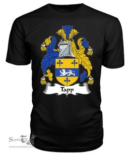 ScotsTee Taap or Tapp Coat Of Arms Family Crest British Fleet T Shirt