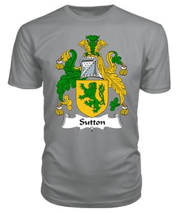 ScotsTee Sutton Coat Of Arms Family Crest British Fleet T Shirt