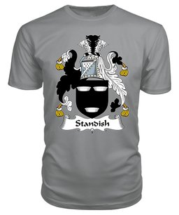 ScotsTee Standish Coat Of Arms Family Crest British Fleet T Shirt