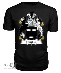 ScotsTee Standish Coat Of Arms Family Crest British Fleet T Shirt