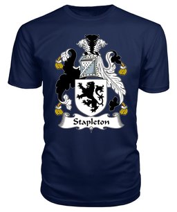 ScotsTee Stapleton Coat Of Arms Family Crest British Fleet T Shirt