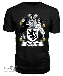 ScotsTee Stapleton Coat Of Arms Family Crest British Fleet T Shirt