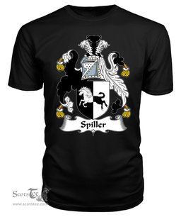 ScotsTee Spiller Coat Of Arms Family Crest British Fleet T Shirt