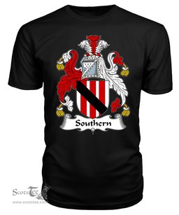 ScotsTee Southern Coat Of Arms Family Crest British Fleet T Shirt