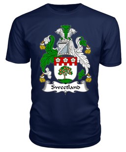 ScotsTee Sweetland Coat Of Arms Family Crest British Fleet T Shirt