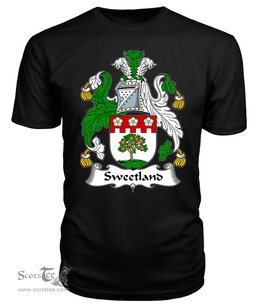 ScotsTee Sweetland Coat Of Arms Family Crest British Fleet T Shirt