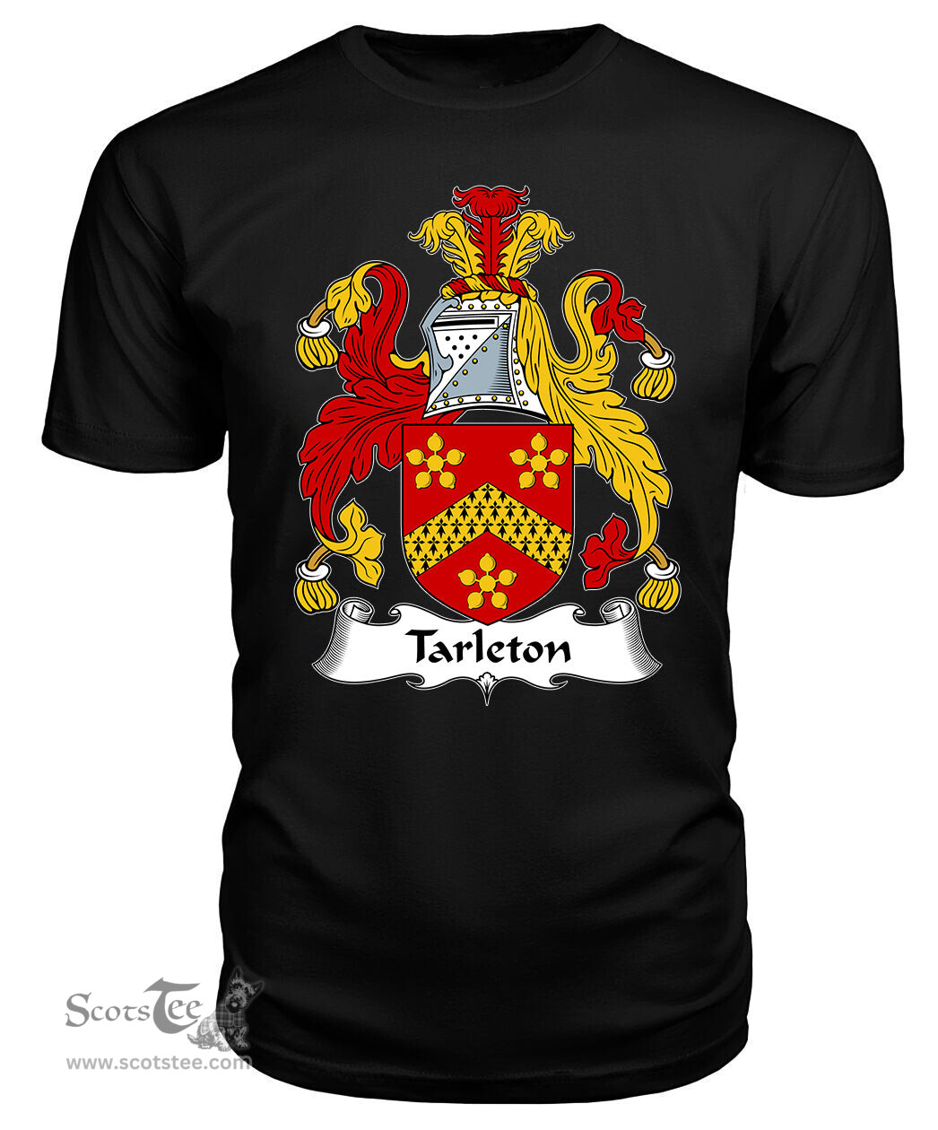 ScotsTee Tarleton Coat Of Arms Family Crest British Fleet T Shirt