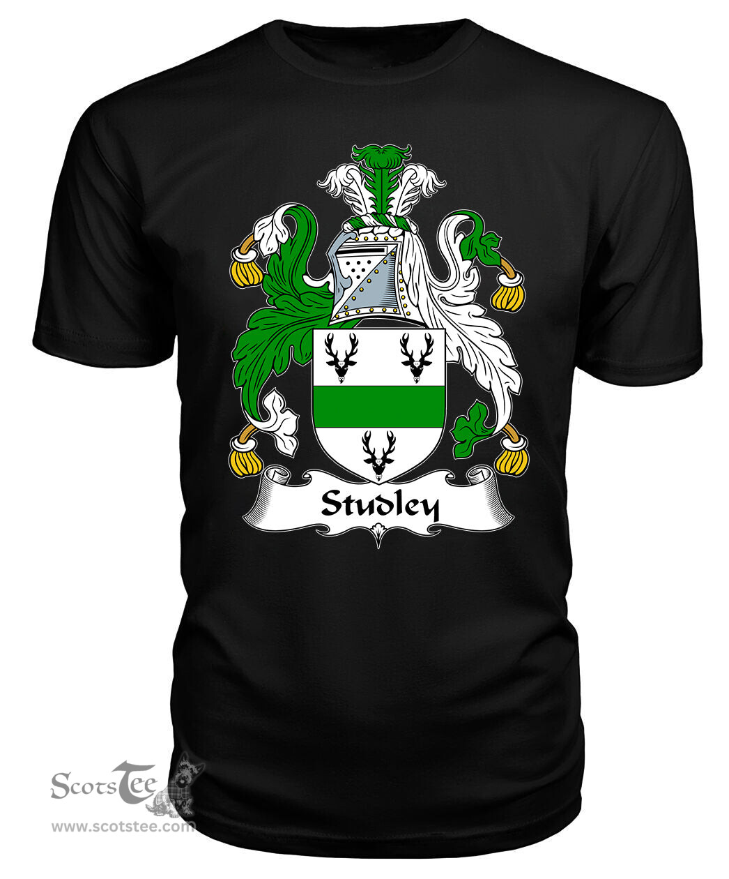 ScotsTee Studley Coat Of Arms Family Crest British Fleet T Shirt