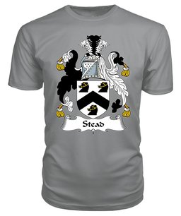 ScotsTee Stead or Steed Coat Of Arms Family Crest British Fleet T Shirt