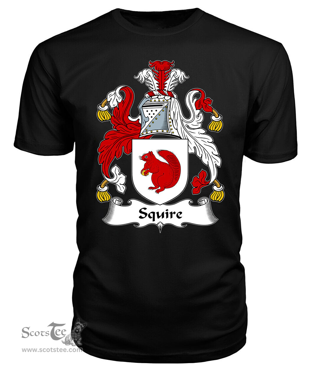 ScotsTee Squire Coat Of Arms Family Crest British Fleet T Shirt