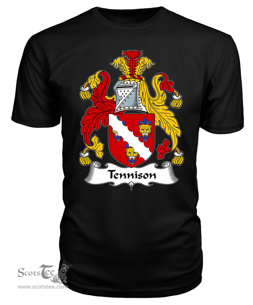 ScotsTee Tennison Coat Of Arms Family Crest British Fleet T Shirt