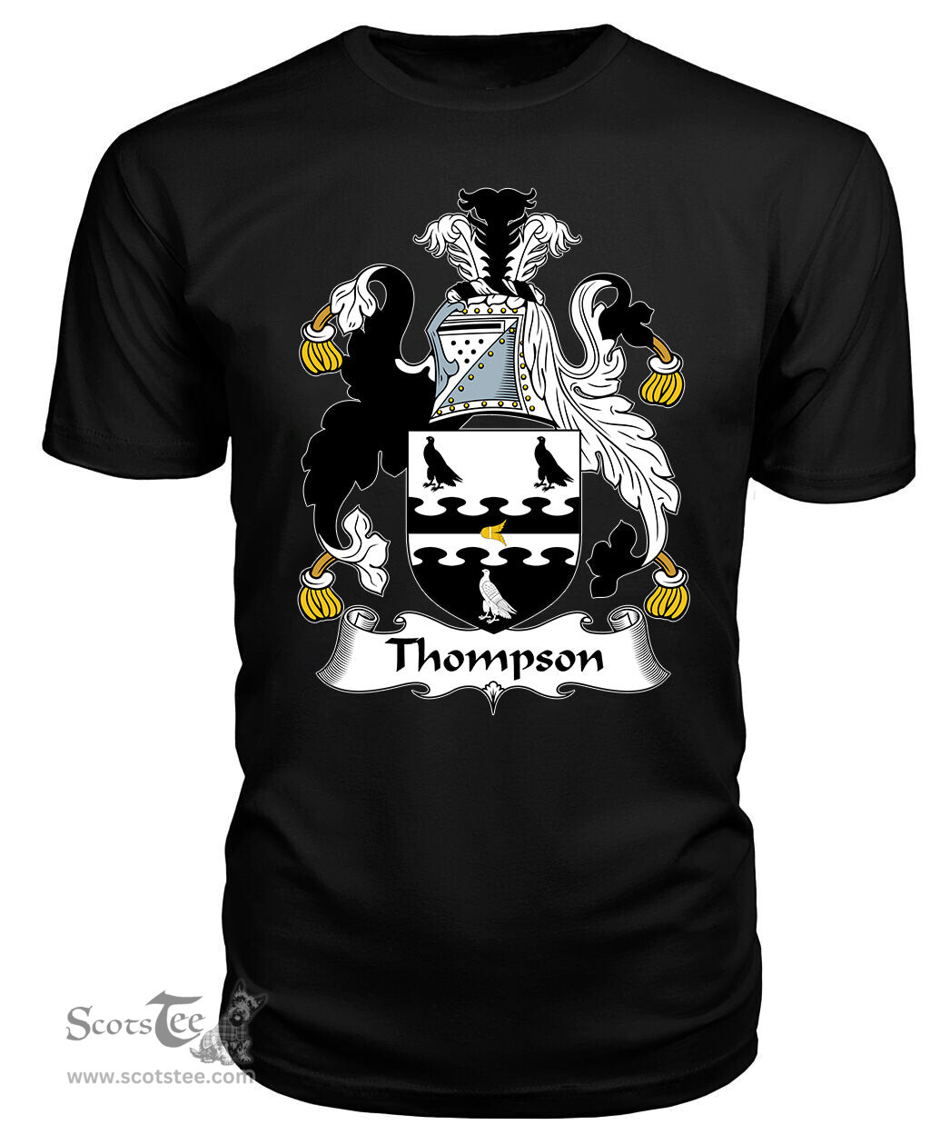 ScotsTee Thompson I Coat Of Arms Family Crest British Fleet T Shirt