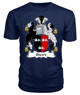 ScotsTee Steer (e) Coat Of Arms Family Crest British Fleet T Shirt