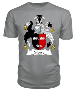 ScotsTee Steer (e) Coat Of Arms Family Crest British Fleet T Shirt
