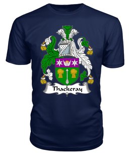 ScotsTee Thackeray or Thackery Coat Of Arms Family Crest British Fleet T Shirt