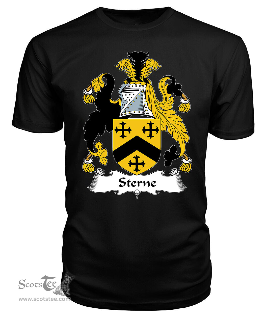 ScotsTee Sterne Coat Of Arms Family Crest British Fleet T Shirt