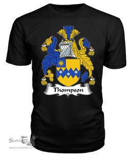 ScotsTee Thompson II Coat Of Arms Family Crest British Fleet T Shirt