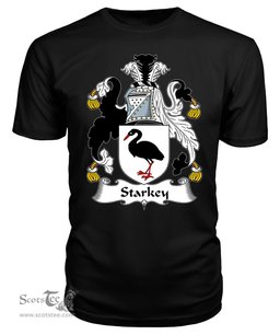 ScotsTee Starkey or Starkie Coat Of Arms Family Crest British Fleet T Shirt