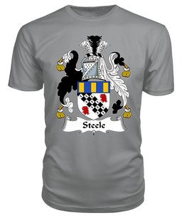 ScotsTee Steel (e) Coat Of Arms Family Crest British Fleet T Shirt