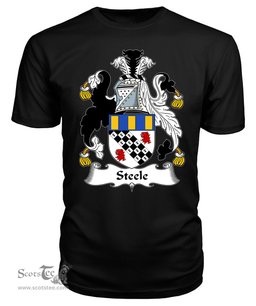 ScotsTee Steel (e) Coat Of Arms Family Crest British Fleet T Shirt