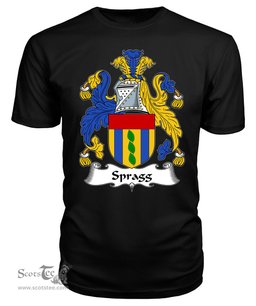 ScotsTee Spragg Coat Of Arms Family Crest British Fleet T Shirt