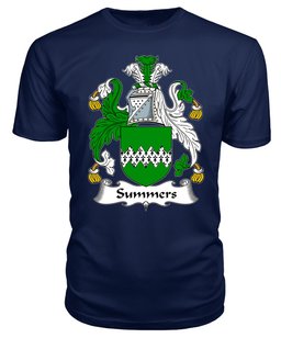 ScotsTee Somers or Summers Coat Of Arms Family Crest British Fleet T Shirt