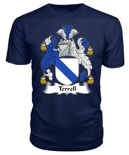 ScotsTee Terrell Coat Of Arms Family Crest British Fleet T Shirt