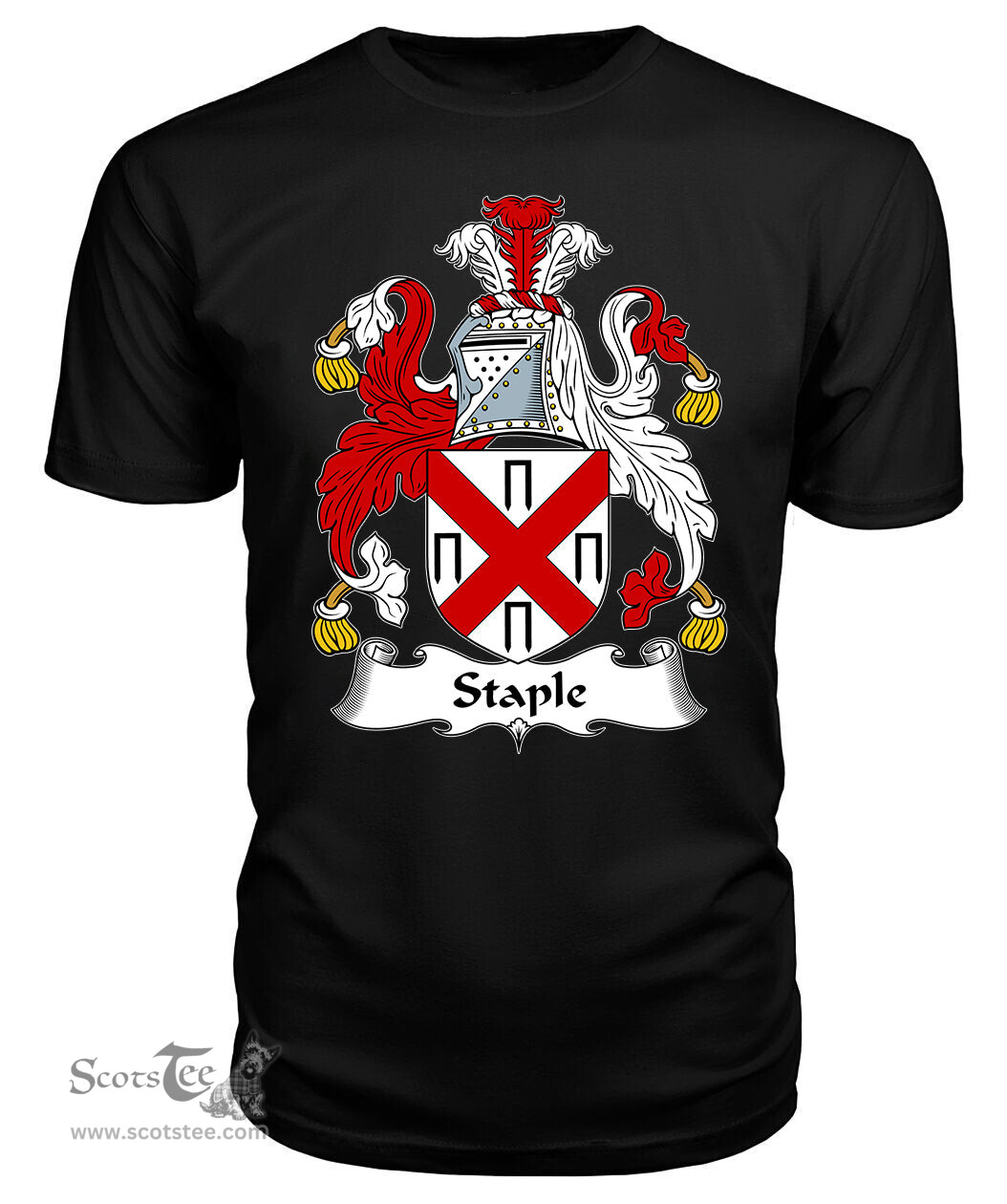 ScotsTee Staple Coat Of Arms Family Crest British Fleet T Shirt