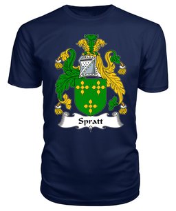 ScotsTee Spratt Coat Of Arms Family Crest British Fleet T Shirt