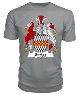 ScotsTee Sprigg (e) Coat Of Arms Family Crest British Fleet T Shirt