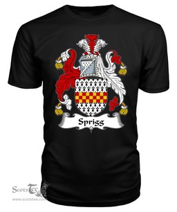 ScotsTee Sprigg (e) Coat Of Arms Family Crest British Fleet T Shirt
