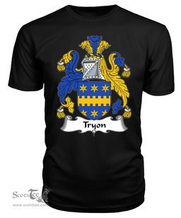 ScotsTee Tryon Coat Of Arms Family Crest British Fleet T Shirt