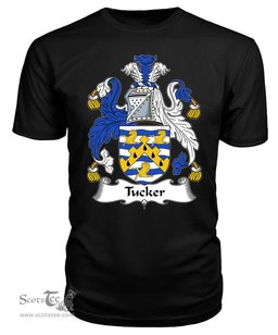 ScotsTee Tucker or Tooker Coat Of Arms Family Crest British Fleet T Shirt
