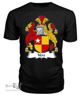 ScotsTee Vere Coat Of Arms Family Crest British Fleet T Shirt