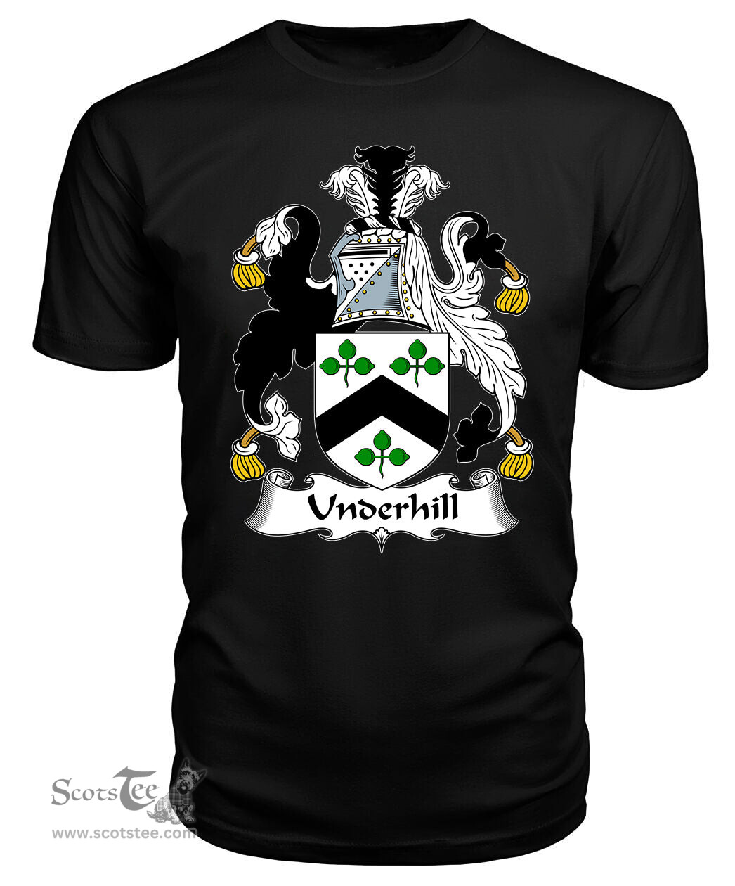 ScotsTee Underhill Coat Of Arms Family Crest British Fleet T Shirt