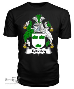 ScotsTee Tyldesley Coat Of Arms Family Crest British Fleet T Shirt