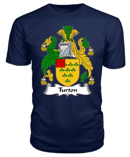 ScotsTee Turton Coat Of Arms Family Crest British Fleet T Shirt