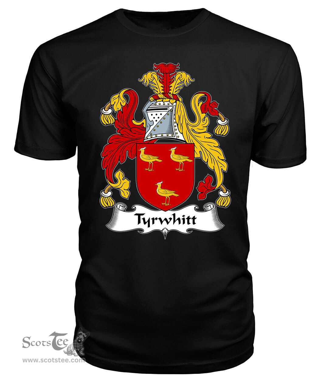 ScotsTee Tyrwhitt Coat Of Arms Family Crest British Fleet T Shirt