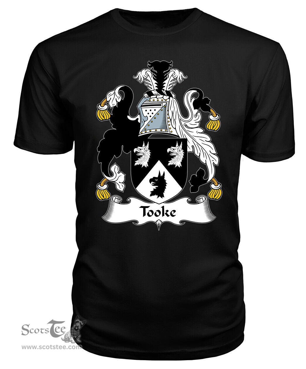 ScotsTee Took (e) Coat Of Arms Family Crest British Fleet T Shirt