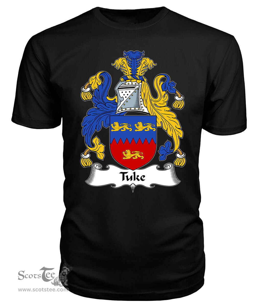 ScotsTee Tuke Coat Of Arms Family Crest British Fleet T Shirt