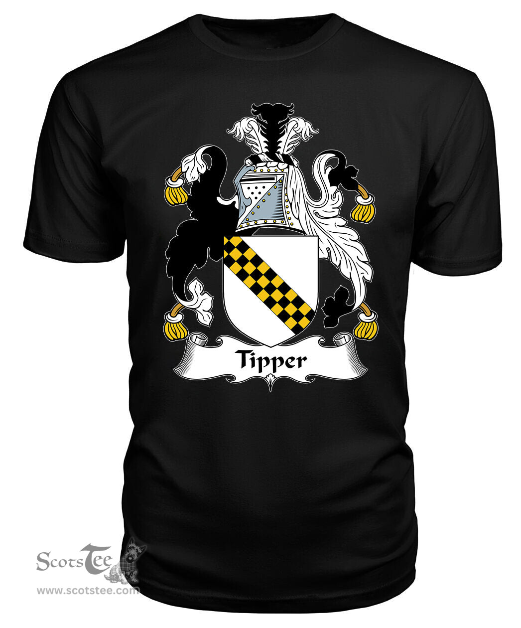 ScotsTee Tipper Coat Of Arms Family Crest British Fleet T Shirt