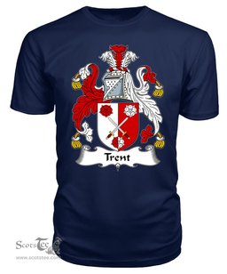 ScotsTee Trent Coat Of Arms Family Crest British Fleet T Shirt