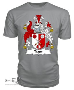 ScotsTee Trent Coat Of Arms Family Crest British Fleet T Shirt