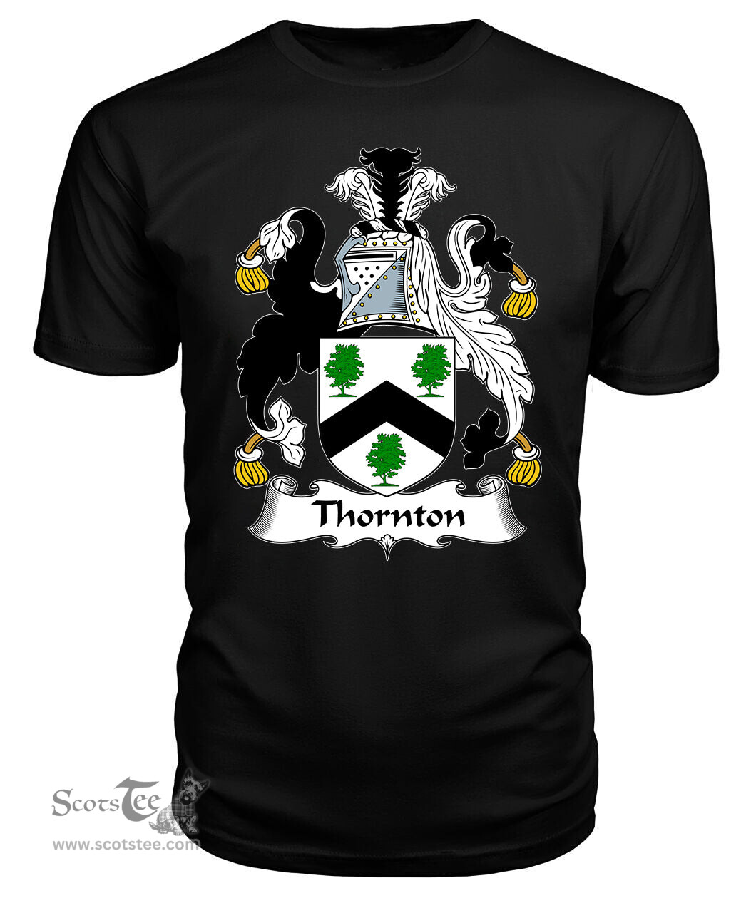 ScotsTee Thornton Coat Of Arms Family Crest British Fleet T Shirt